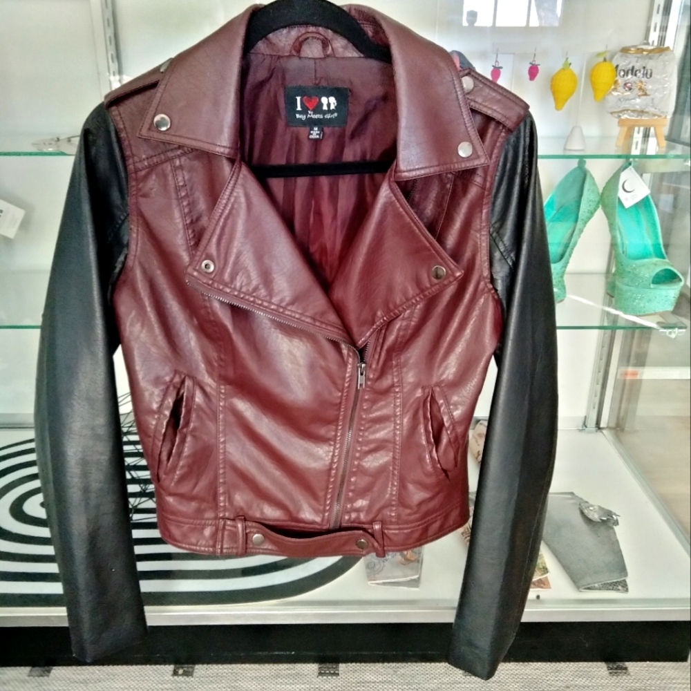 Women's moto jacket